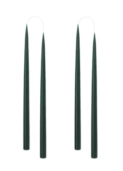 Kunstindustrien Kruunukynttilä pitkä 35cm, forest green