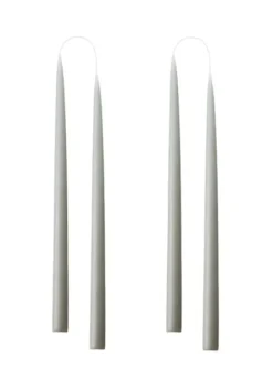 Kunstindustrien Kruunukynttilä pitkä 35cm, harmaa