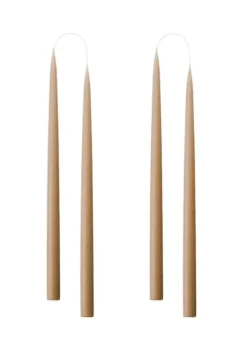 Kunstindustrien Kruunukynttilä pitkä 35cm, nougat