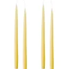 Kunstindustrien Kruunukynttilä pitkä 35cm, vaaleankeltainen