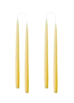 Kunstindustrien Kruunukynttilä pitkä 35cm, vaaleankeltainen