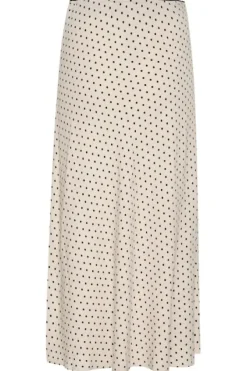 Part Two Laurina hame, French Oak Dot Print