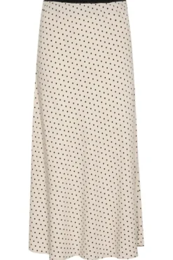 Part Two Laurina hame, French Oak Dot Print