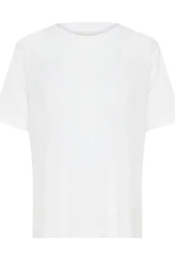 My Essential Wardrobe Lisa t-paita pellavaa, bright white