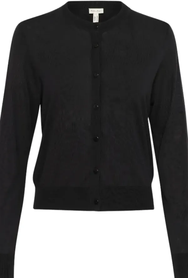 Part Two Loa neuletakki, black