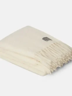 Stackelbergs Luxury Kid Mohair torkkupeitto, White