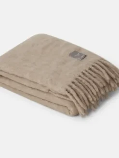 Stackelbergs Luxury Kid Mohair torkkupeitto, Light Taupe