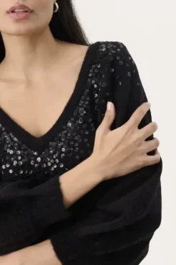 Part Two Malan neule, black