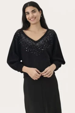 Part Two Malan neule, black