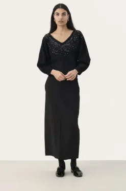 Part Two Malan neule, black