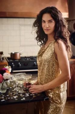 Part Two Malikka toppi, gold