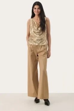 Part Two Malikka toppi, gold