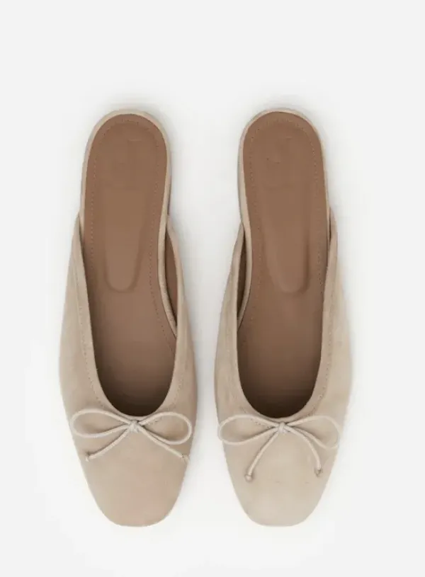 Flattered Malva pistokkaat, suede beige