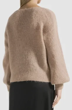 Americandreams Milana alpakkaneule, medium brown