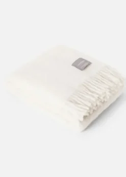 Stackelbergs Mohair torkkupeitto, Reflection White