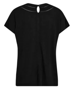 Mos Mosh - Coel v-neck t-paita, black