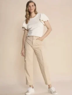 Mos Mosh - Adeline Rosita housut, cement, ankle