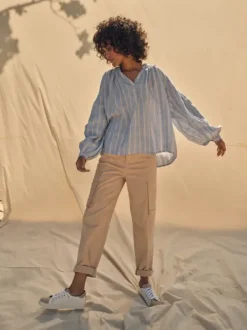 Mos Mosh - Adeline Rosita housut, cement, ankle