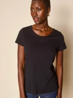 Mos Mosh - Arden t-paita O-kaulus, musta