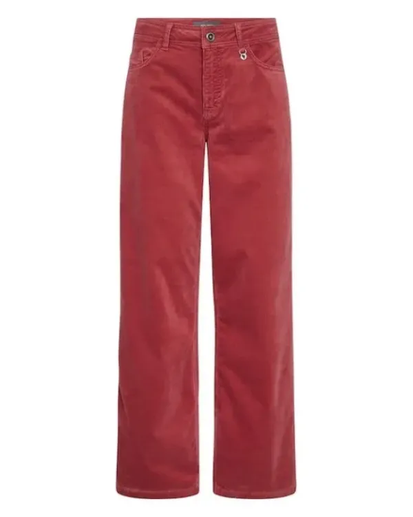 Mos Mosh - Dara Corduroy Pant long, garnet