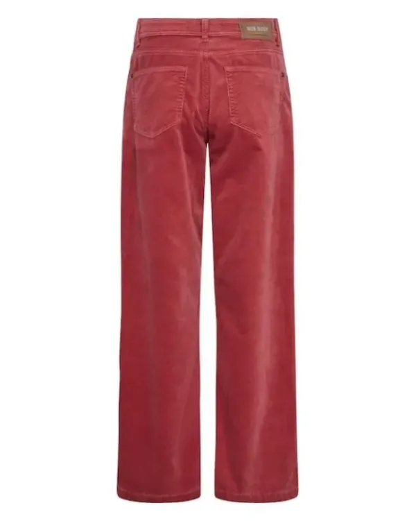 Mos Mosh - Dara Corduroy Pant long, garnet