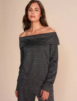 Mos Mosh - Girone Glam Blouse, Silver