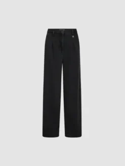 Mos Mosh - Gobi Pleat Jeans long, black