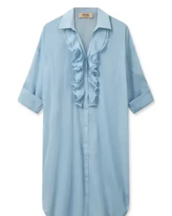 Mos Mosh - Jelena Voile mekko, cashmere blue