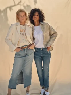 Mos Mosh - Mella pitkä farkkuhame, blue