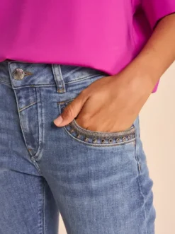 Mos Mosh - Naomi Ave Jeans, blue regular