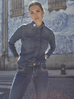 Mos Mosh - Naomi Nion Jeans, blue regular