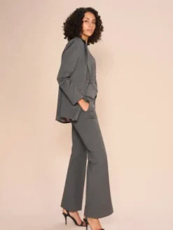 Mos Mosh - Rhys Halin housut, dark grey melange