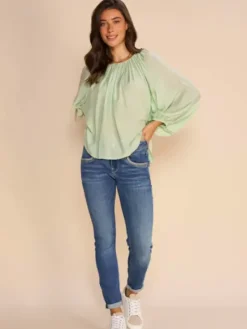 Mos Mosh - Sansa Boheme pusero, smoke green