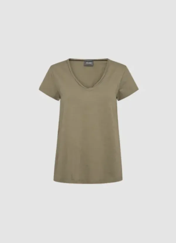 Mos Mosh - Tulli Basic t-paita v-kaulus, mermaid