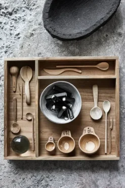 Muubs - oliivihaarukka, teak