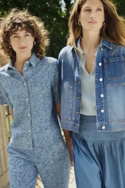 Part Two Nannie farkkutakki, medium blue denim