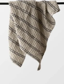 Tell Me More Nella vohvelipyyhe 50x70, blue stripe