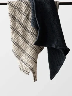 Tell Me More Nella vohvelipyyhe 50x70, blue stripe