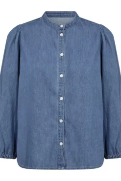 Part Two Nicolie paita, medium blue denim