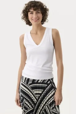 Part Two Nikkia toppi, bright white