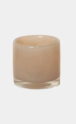 Olsson & Jensen Nilla lasilyhty, light pink Ø8cm