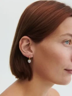 Pernille Corydon Ocean Heart huggies, kulta