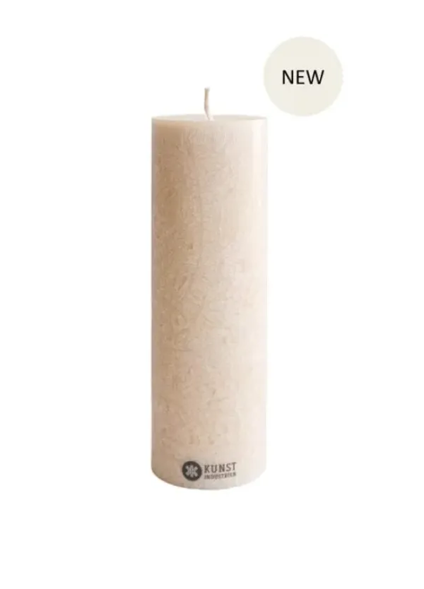 Kunstindustrien Oliiviöljykynttilä 6x18cm, sand