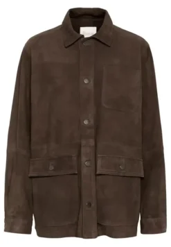 My Essential Wardrobe Olly Suede mokkatakki, delicioso