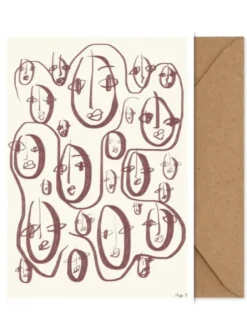 Paper Collective - Random Faces kortti/A5 taulu