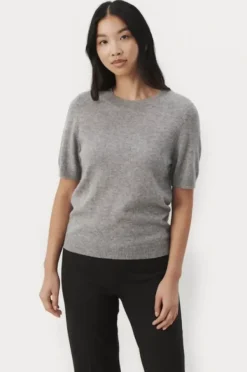 Part Two - Everlotta cashmere neule, grey melange