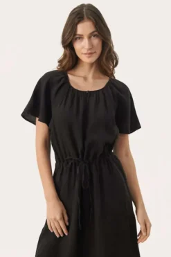 Part Two - Geoline pellavamekko, black