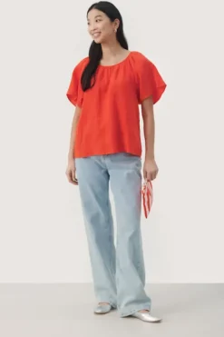 Part Two - Georgiana pusero, mandarin red