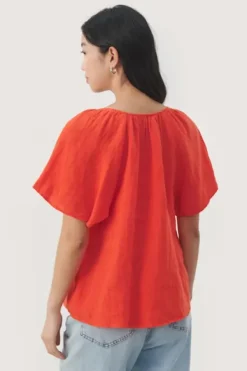 Part Two - Georgiana pusero, mandarin red