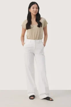 Part Two - Gianni housut, bright white